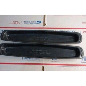 2 George Foreman Grill 14.5” Black Drip Trays Good Used Condition